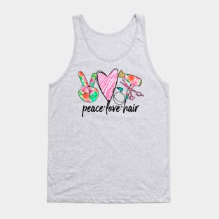 Peace Love Hair Tank Top